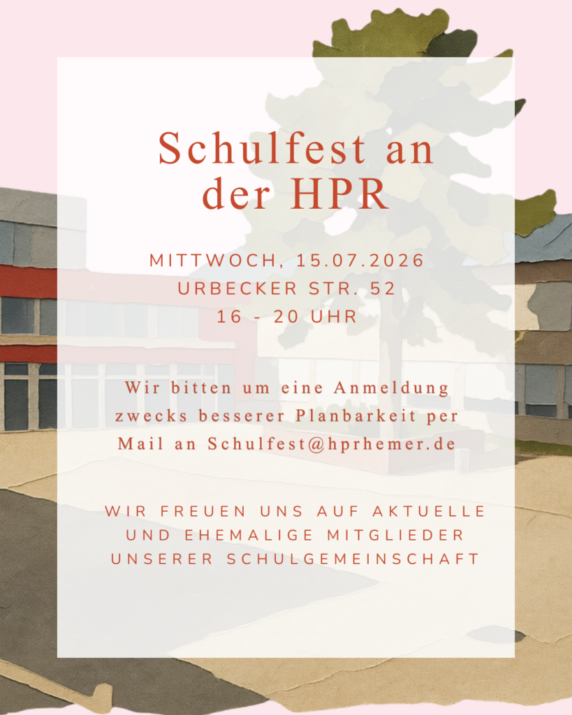 Schulfest an der HPR
